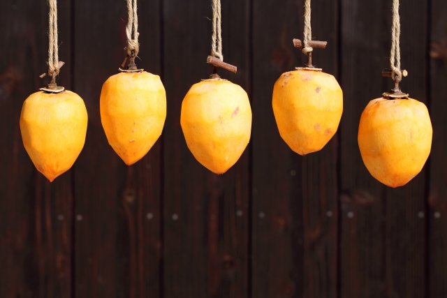 ★落ち穂ひろい♡つるし柿　ケロケロ通信　第15号